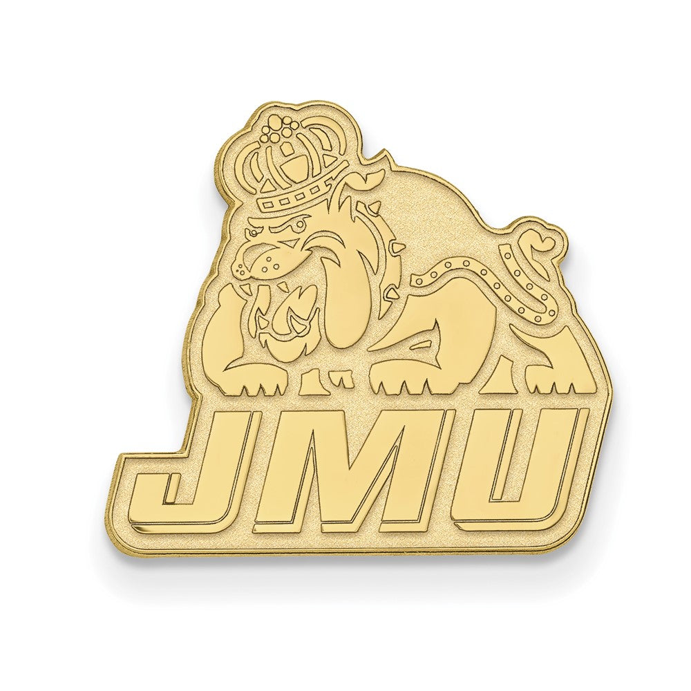 14K Yellow Gold James Madison University 19mm Lapel or Tie Pin, Item M11986 by The Black Bow Jewelry Co.