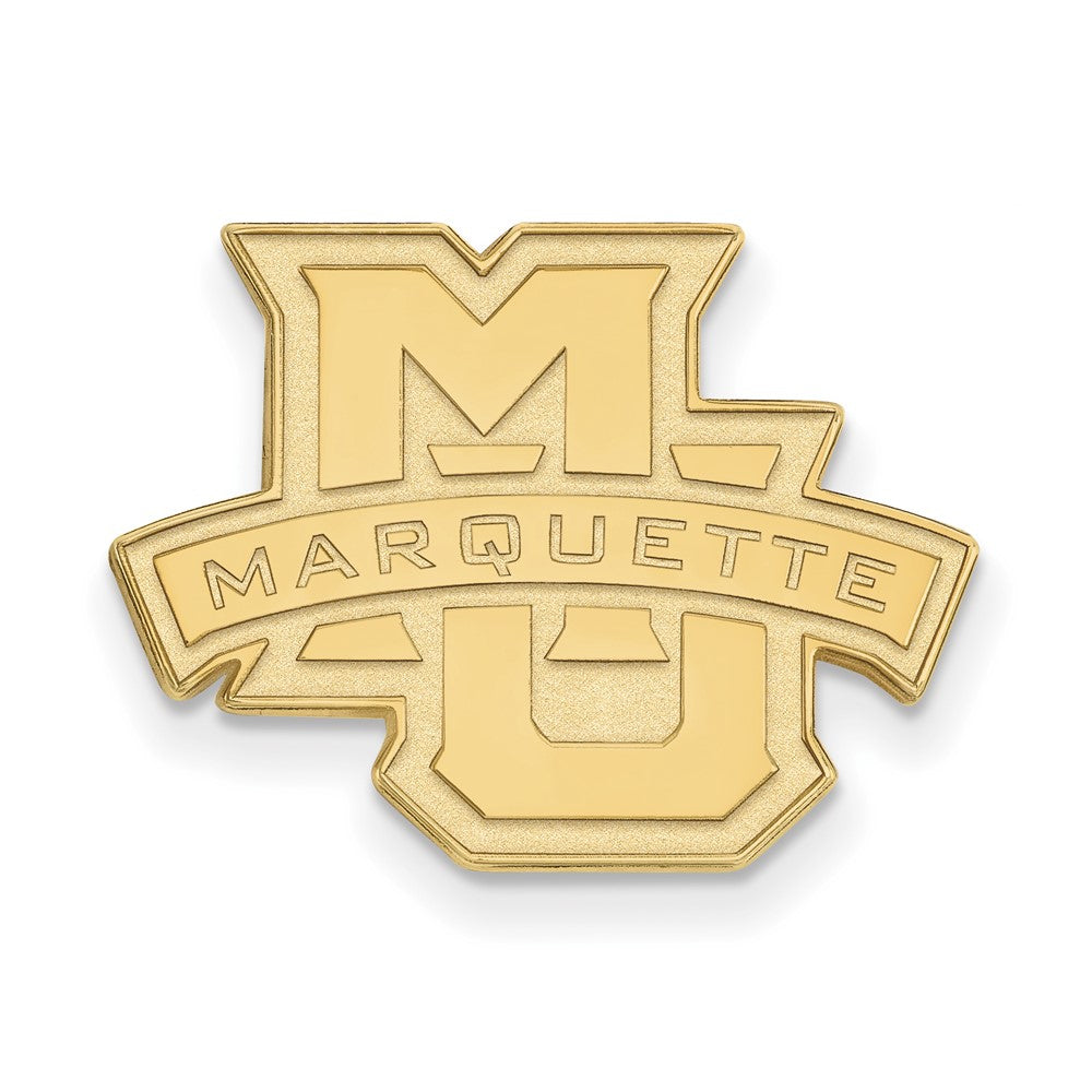 14K Yellow Gold Marquette University 20mm Lapel or Tie Pin, Item M12012 by The Black Bow Jewelry Co.