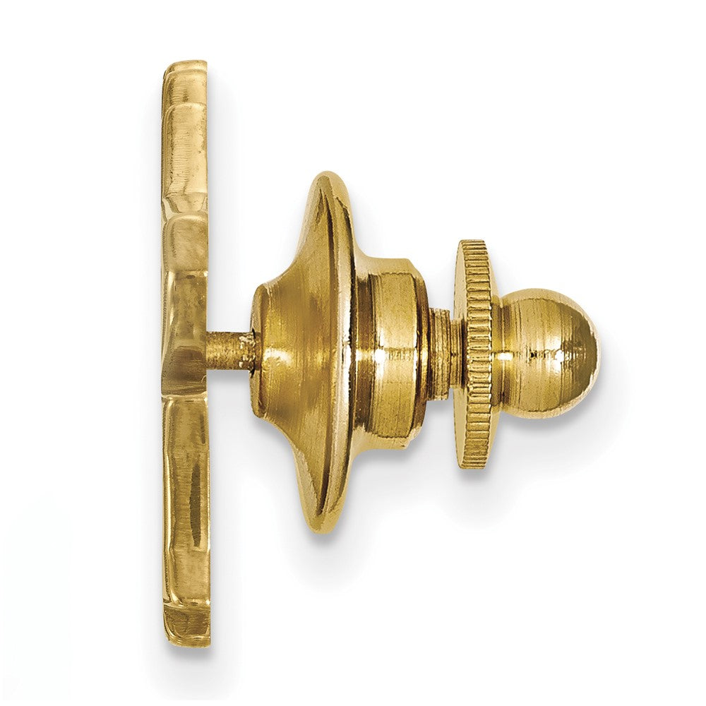 Alternate view of the 14K Yellow Gold Northern Illinois University 16mm Lapel or Tie Pin by The Black Bow Jewelry Co.
