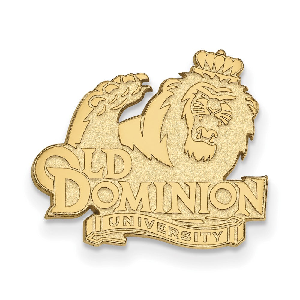 14K Yellow Gold Old Dominion University 18mm Lapel or Tie Pin, Item M12056 by The Black Bow Jewelry Co.