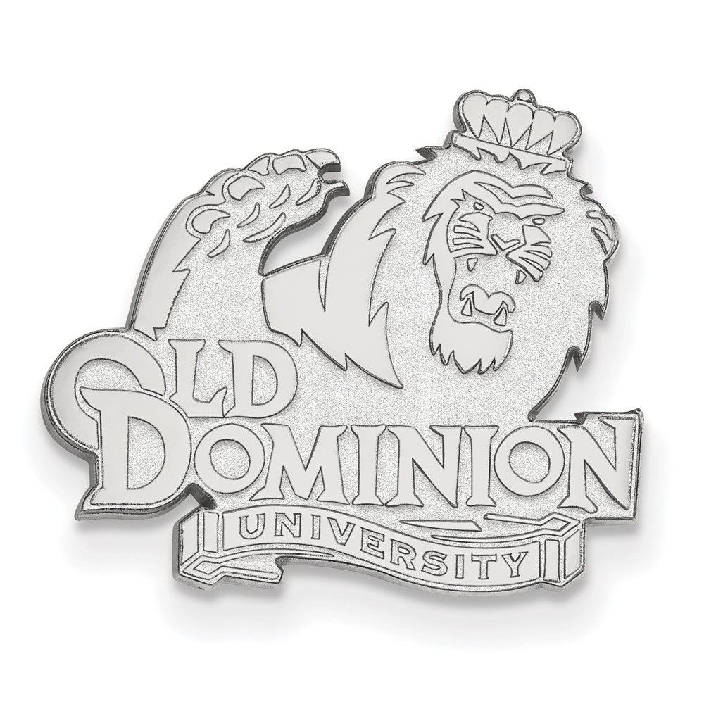 Sterling Silver Old Dominion University 18mm Lapel or Tie Pin, Item M12058 by The Black Bow Jewelry Co.