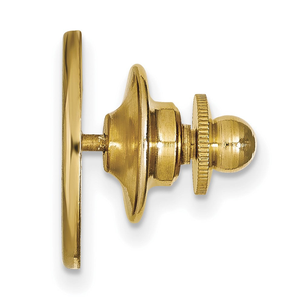 Alternate view of the 14K Gold Plated Silver U.S. Air Force Academy 15mm Lapel or Tie Pin by The Black Bow Jewelry Co.