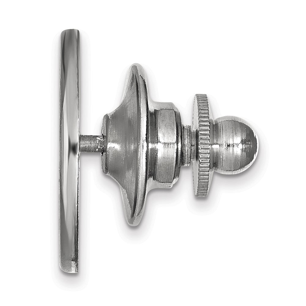 Alternate view of the Sterling Silver U.S. Air Force Academy Script 15mm Lapel or Tie Pin by The Black Bow Jewelry Co.