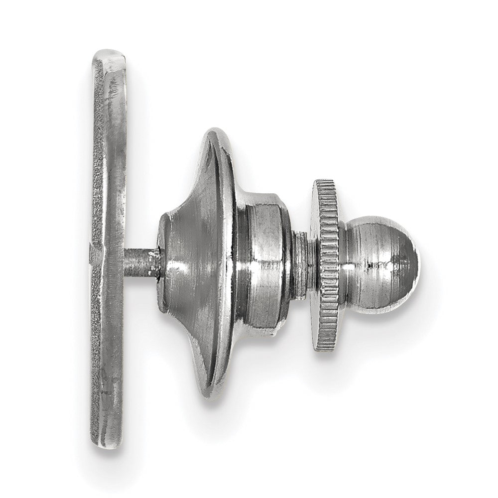 Alternate view of the 14K White Gold University of Dayton 22mm Lapel or Tie Pin by The Black Bow Jewelry Co.