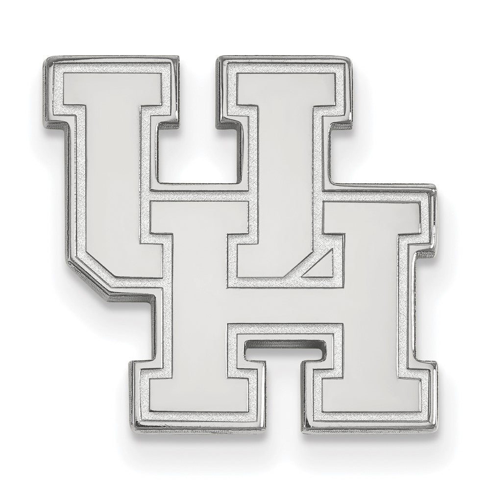 14K White Gold University of Houston 16mm Lapel or Tie Pin, Item M12159 by The Black Bow Jewelry Co.