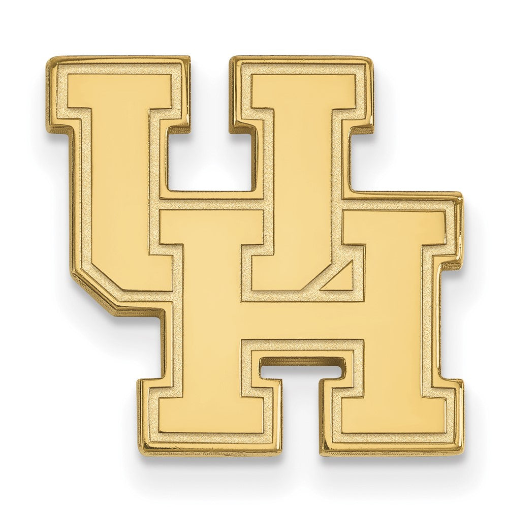14K Gold Plated Silver University of Houston 16mm Lapel or Tie Pin, Item M12161 by The Black Bow Jewelry Co.