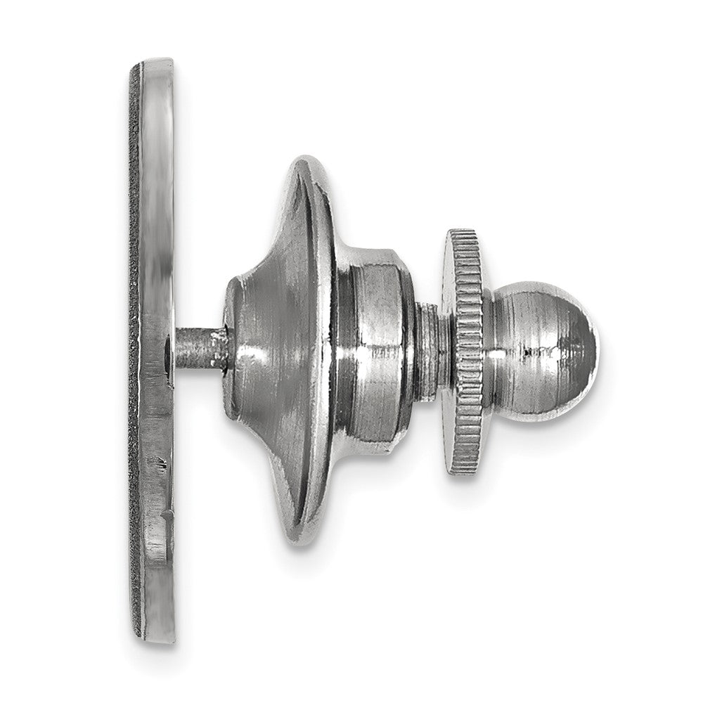 Alternate view of the Sterling Silver U. of South Carolina Crest 15mm Lapel or Tie Pin by The Black Bow Jewelry Co.