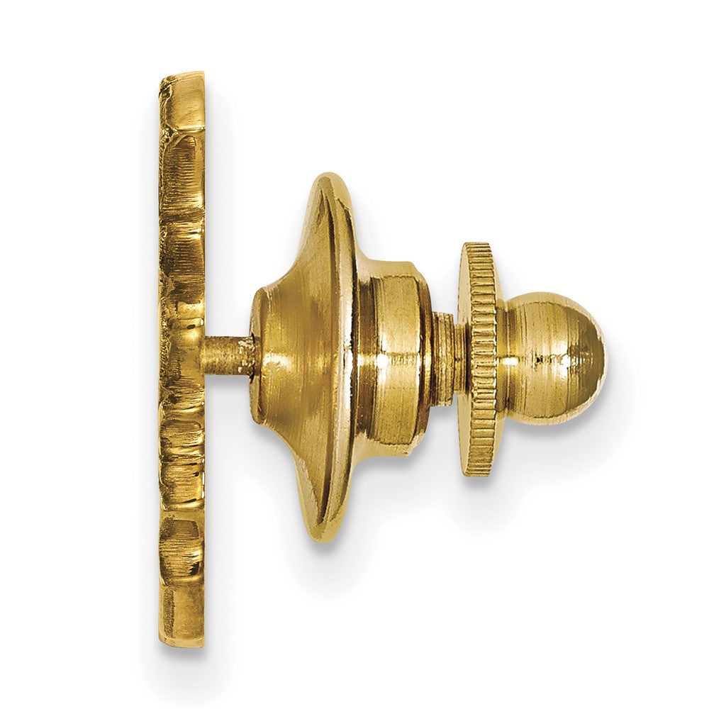 Alternate view of the 14K Yellow Gold U. of Southern California 15mm Trojan Lapel or Tie Pin by The Black Bow Jewelry Co.