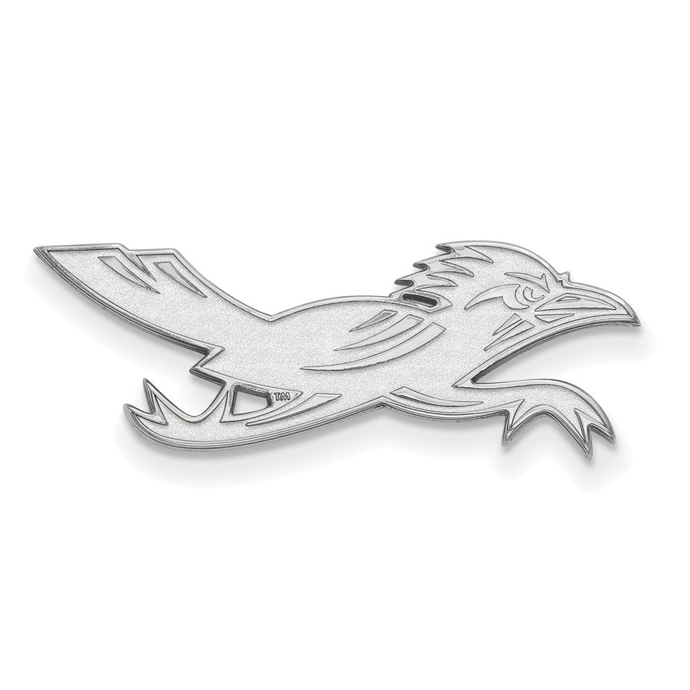 Sterling Silver University of Texas San Antonio 29mm Roadrunner Pin, Item M12280 by The Black Bow Jewelry Co.