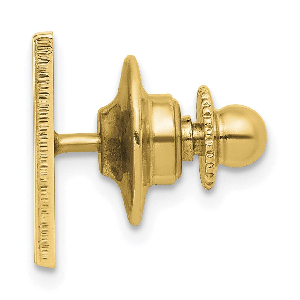 Alternate view of the 14K Gold Plated Silver U.S. Army Enamel 15mm Square Lapel or Tie Pin by The Black Bow Jewelry Co.