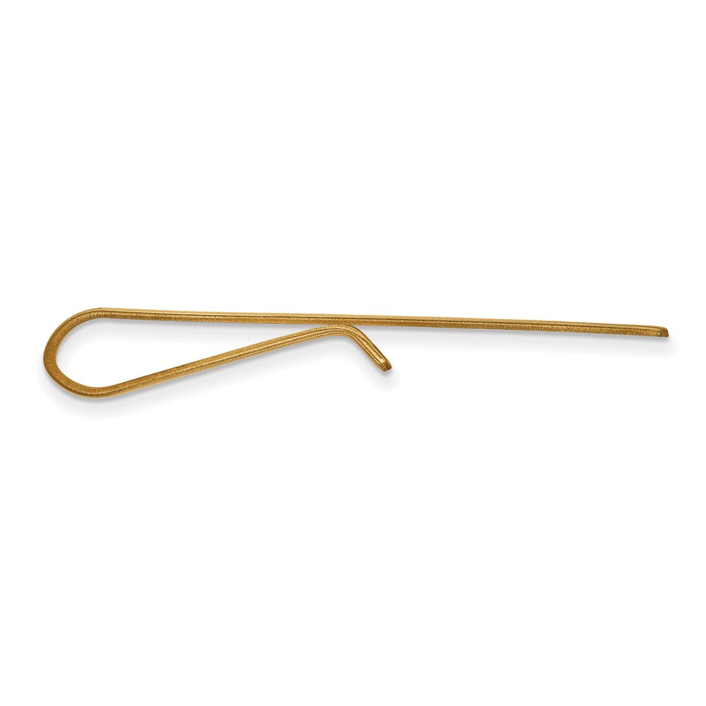 Alternate view of the 10K Yellow Gold U.S. Marine Corps Tie Bar, 6 x 49mm by The Black Bow Jewelry Co.