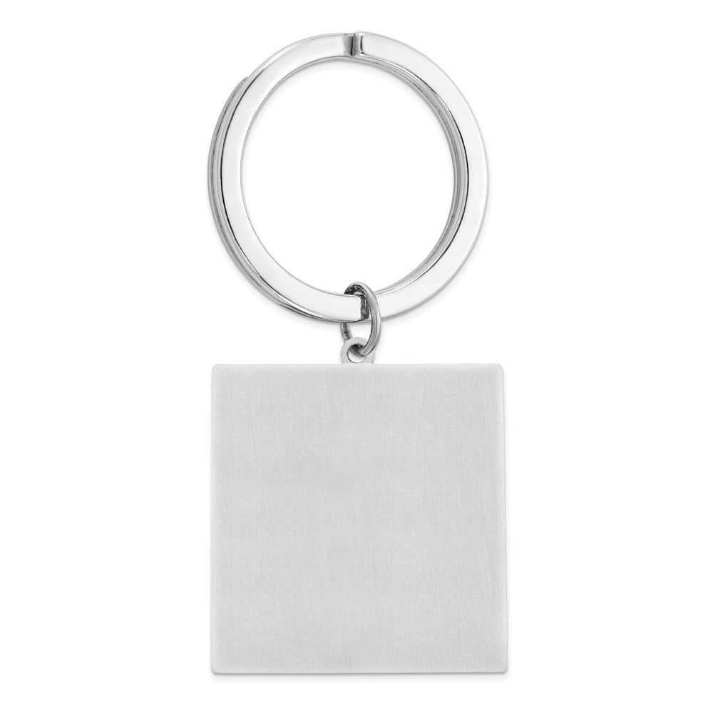Alternate view of the Sterling Silver National Baseball Hall of Fame Epoxy Key Chain by The Black Bow Jewelry Co.