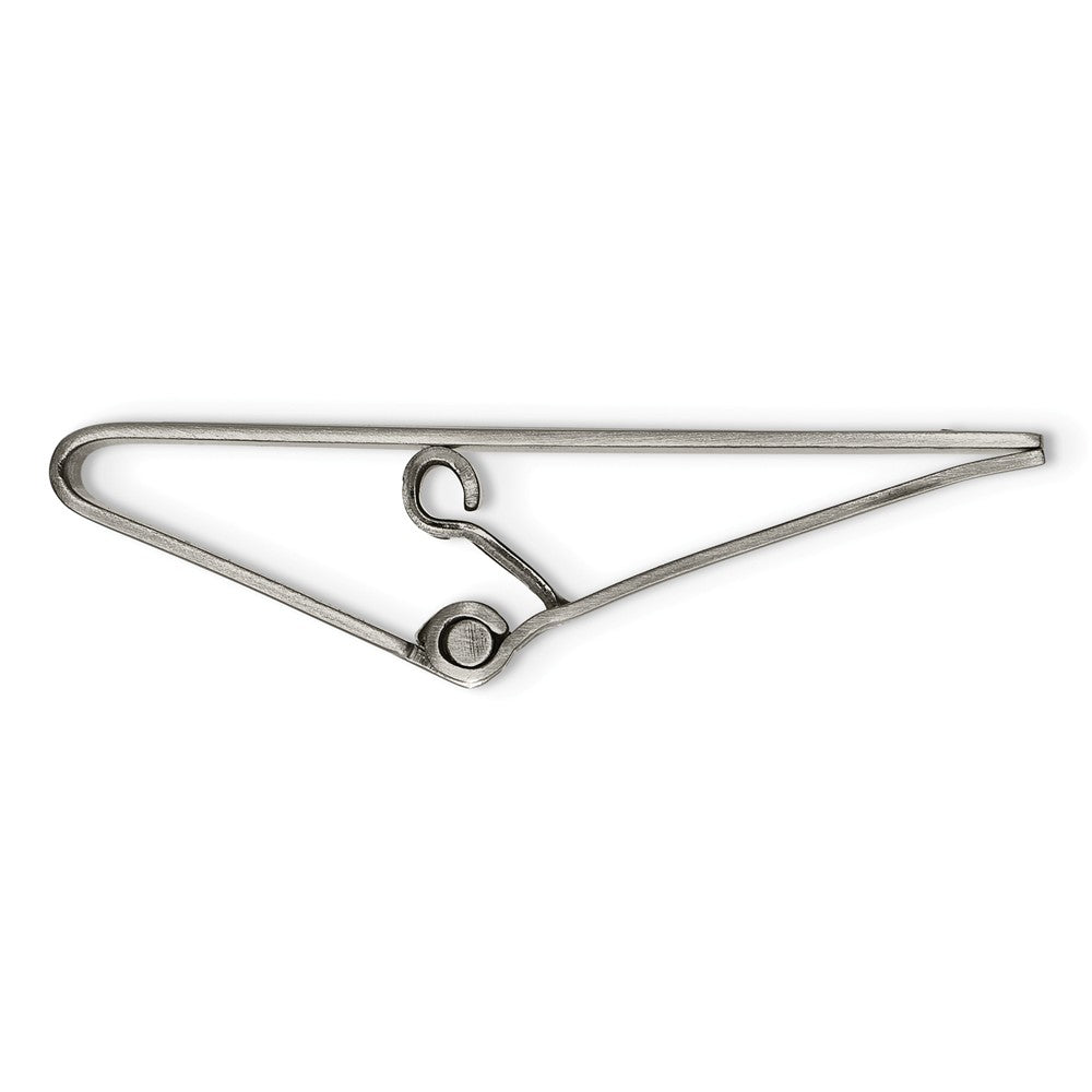 Alternate view of the Men&#39;s Stainless Steel and Diamond Accent Money Clip by The Black Bow Jewelry Co.