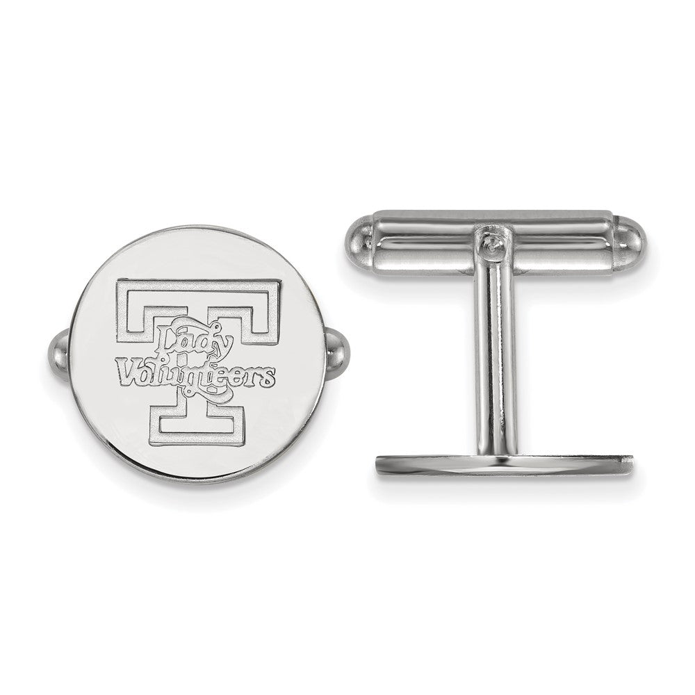 Sterling Silver University of Tennessee Cuff Links, Item M9315 by The Black Bow Jewelry Co.