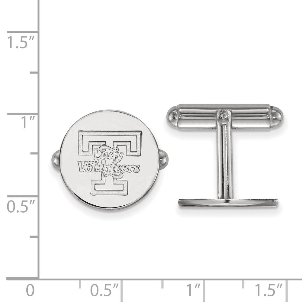 Alternate view of the Sterling Silver University of Tennessee Cuff Links by The Black Bow Jewelry Co.