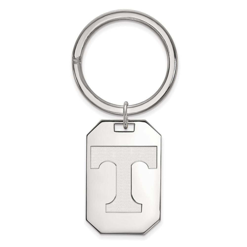 Sterling Silver U of Tennessee Key Chain, Item M9557 by The Black Bow Jewelry Co.