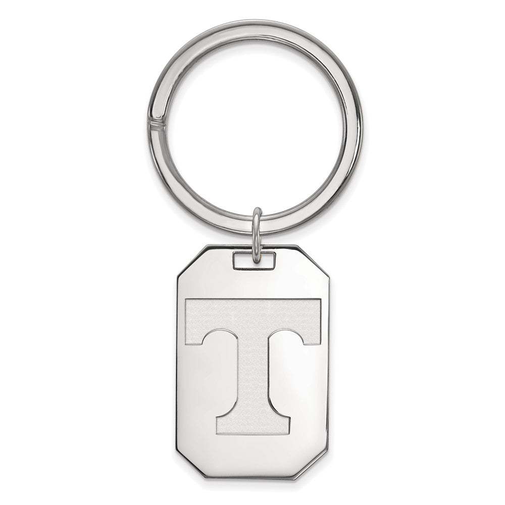 Sterling Silver U of Tennessee Key Chain - The Black Bow Jewelry Company