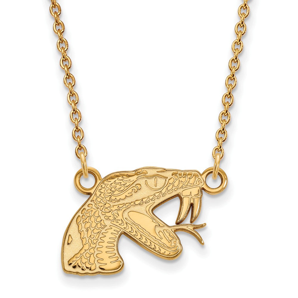 10k Yellow Gold Florida A&M U Small Pendant Necklace, Item N13149 by The Black Bow Jewelry Co.