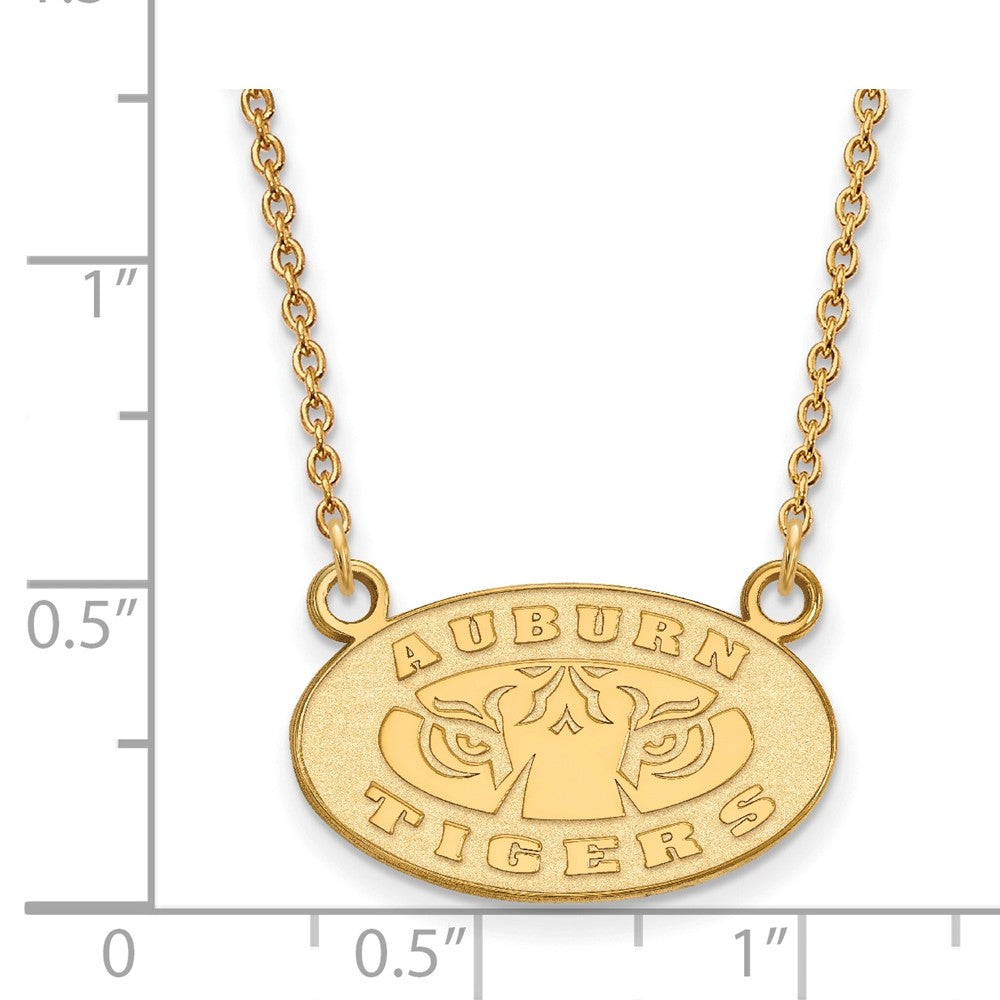 Alternate view of the 14k Yellow Gold Auburn U Small Pendant Necklace by The Black Bow Jewelry Co.
