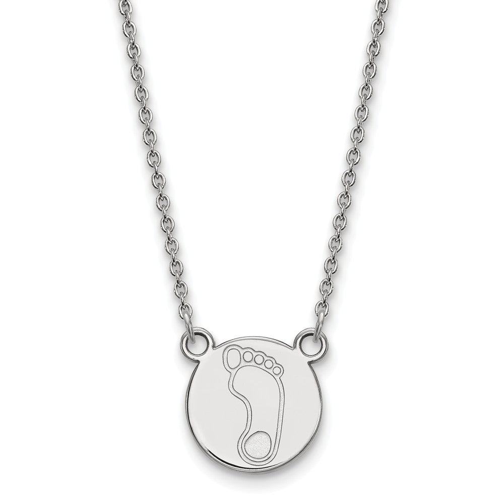 Sterling Silver North Carolina Small Tarheal Necklace, Item N13982 by The Black Bow Jewelry Co.