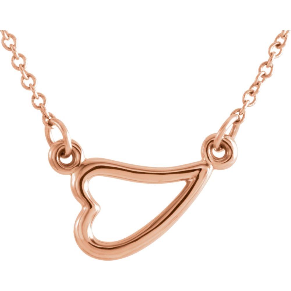 RARE Tiffany & Co. Mini Sideways Heart Necklace Pendant Sterling Silver 925  | eBay