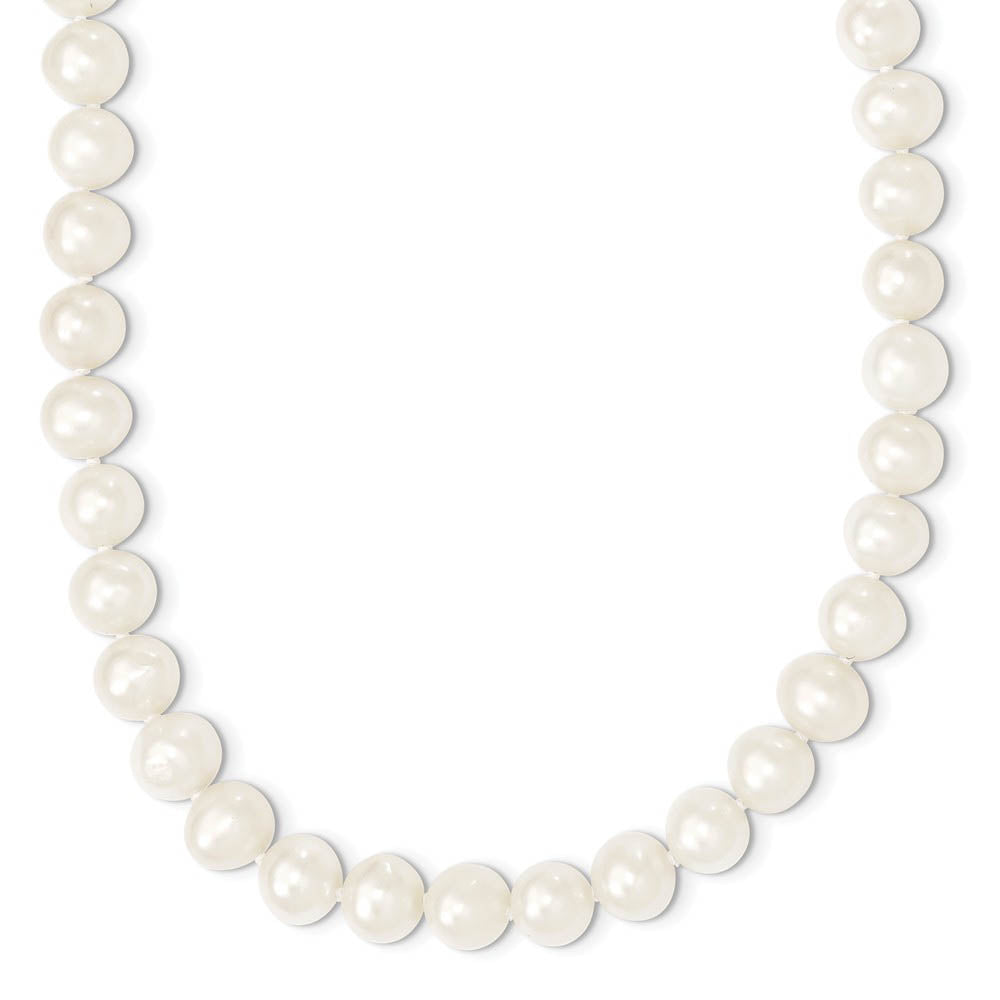 9-10mm, White FW Cultured Pearl Endless Strand Necklace, 80 Inch, Item N14182 by The Black Bow Jewelry Co.