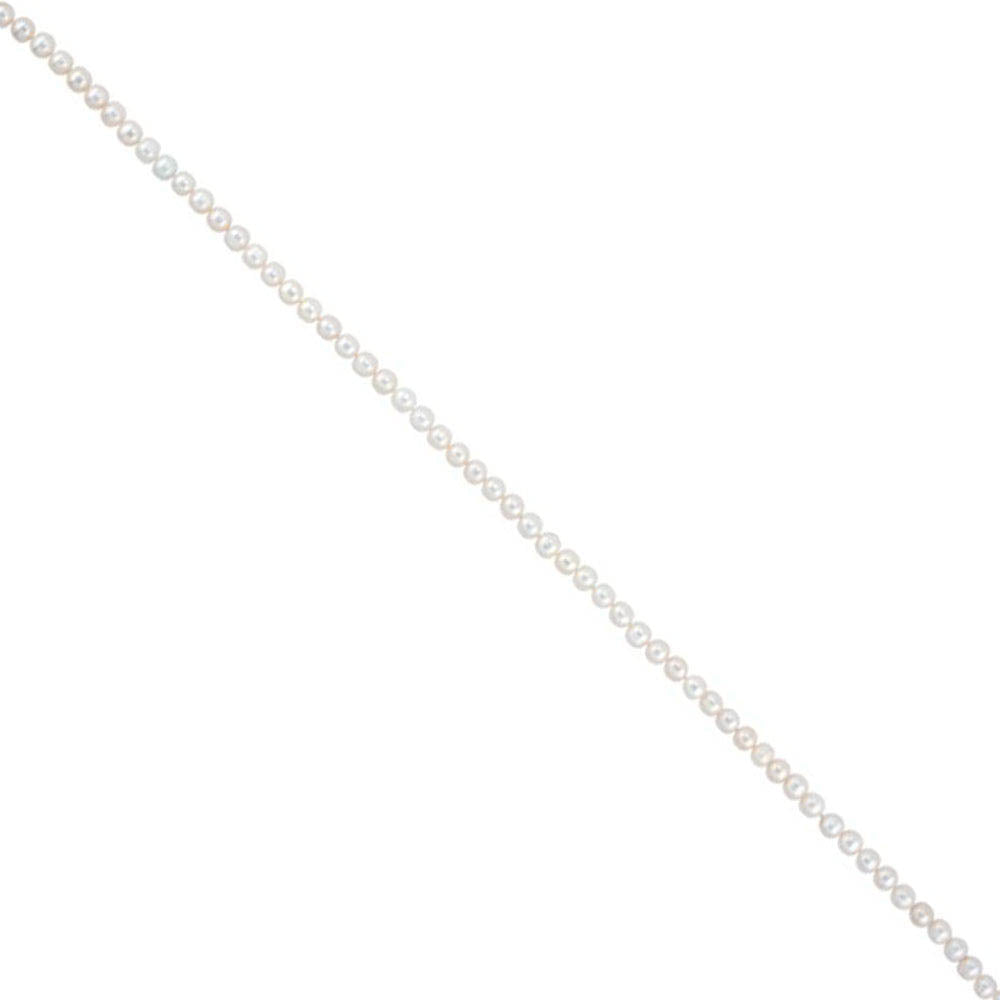 Alternate view of the 8-9mm, White Freshwater Cultured Pearl Rope Strand Necklace, 72 Inch by The Black Bow Jewelry Co.