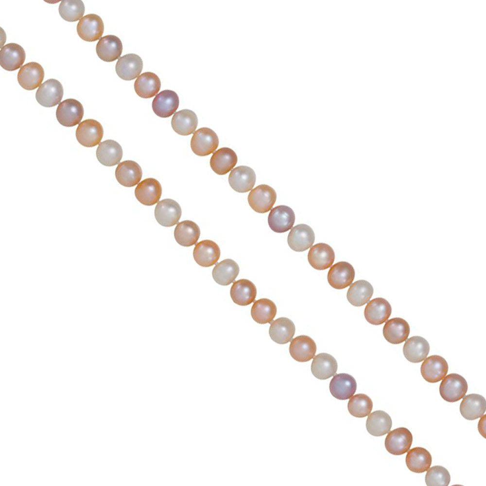8-9mm, Multi Colored FW Cultured Pearl Rope Strand Necklace, 72 Inch, Item N14217 by The Black Bow Jewelry Co.
