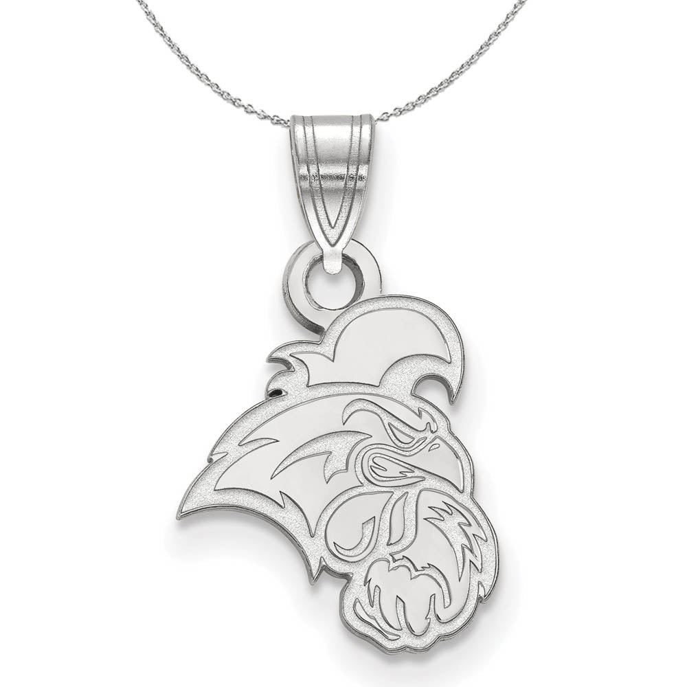 Sterling Silver Coastal Carolina U Sm Pendant Necklace, Item N16514 by The Black Bow Jewelry Co.