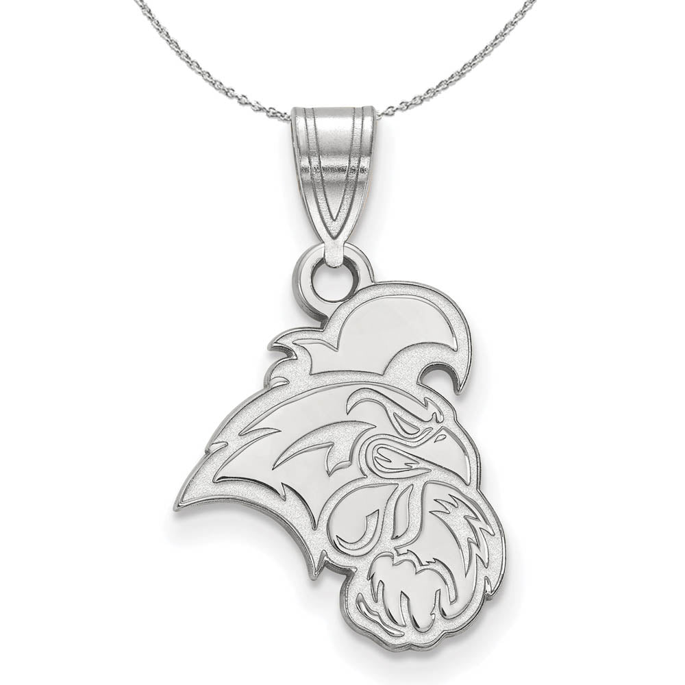 Sterling Silver Coastal Carolina U Medium Pendant Necklace, Item N16565 by The Black Bow Jewelry Co.