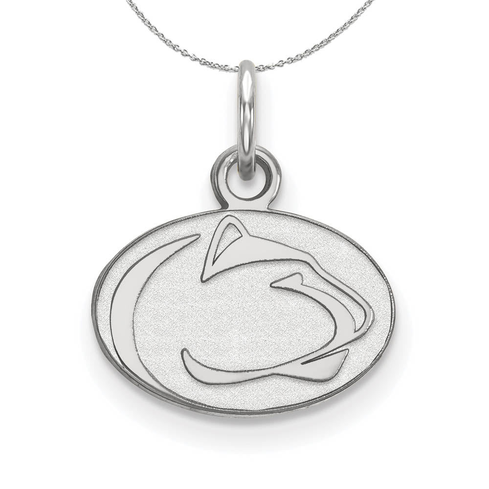 Sterling Silver Penn State XS (Tiny) Pendant Necklace, Item N16580 by The Black Bow Jewelry Co.