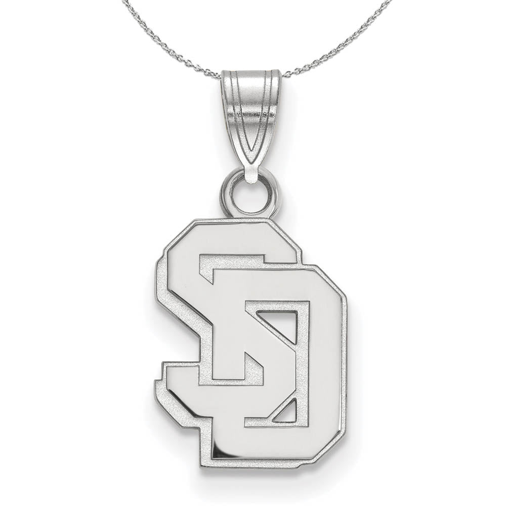 Sterling Silver South Dakota Small Pendant Necklace, Item N16616 by The Black Bow Jewelry Co.