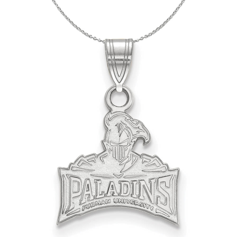 Sterling Silver Furman U. Small Pendant Necklace, Item N16698 by The Black Bow Jewelry Co.