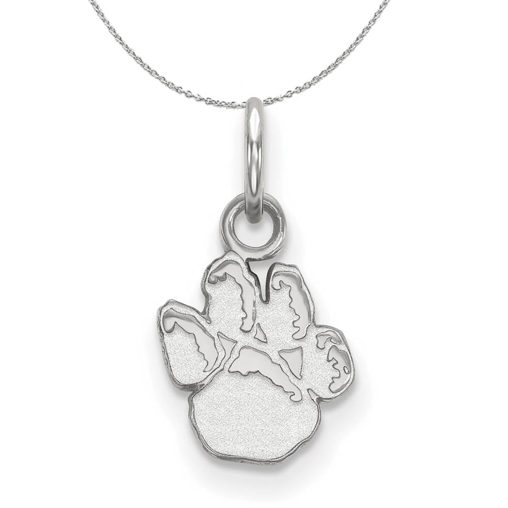 Sterling Silver U. of Pittsburgh XS (Tiny) Pendant Necklace, Item N16889 by The Black Bow Jewelry Co.