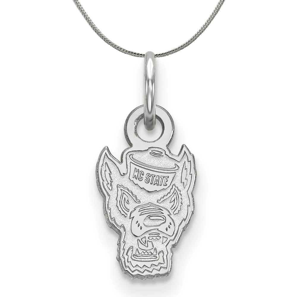 Sterling Silver North Carolina XS (Tiny) Necklace, Item N16897 by The Black Bow Jewelry Co.