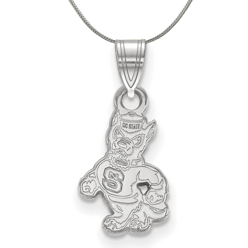Sterling Silver North Carolina Small Necklace, Item N16962 by The Black Bow Jewelry Co.