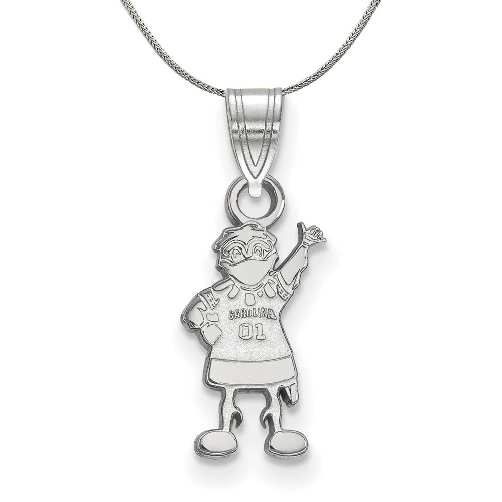 Sterling Silver South Carolina Small Necklace, Item N16965 by The Black Bow Jewelry Co.