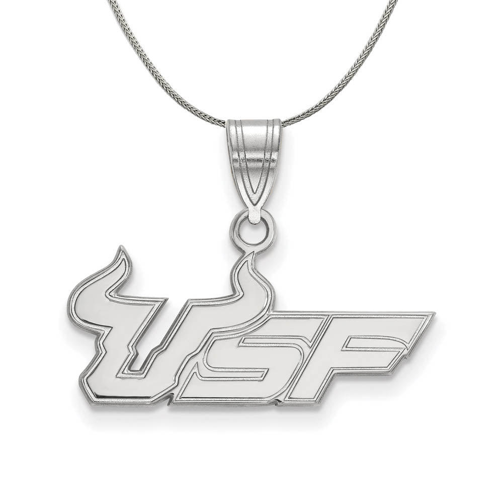 Sterling Silver South Florida Medium Pendant Necklace, Item N17165 by The Black Bow Jewelry Co.