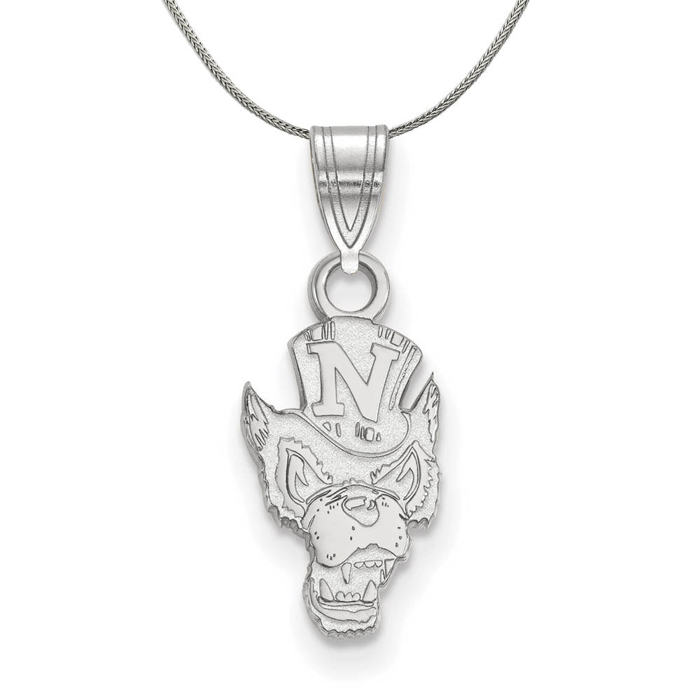 Sterling Silver U. of Nevada Small Pendant Necklace, Item N17472 by The Black Bow Jewelry Co.