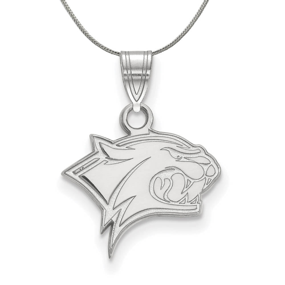 Sterling Silver U. of New Hampshire Small Necklace, Item N17477 by The Black Bow Jewelry Co.