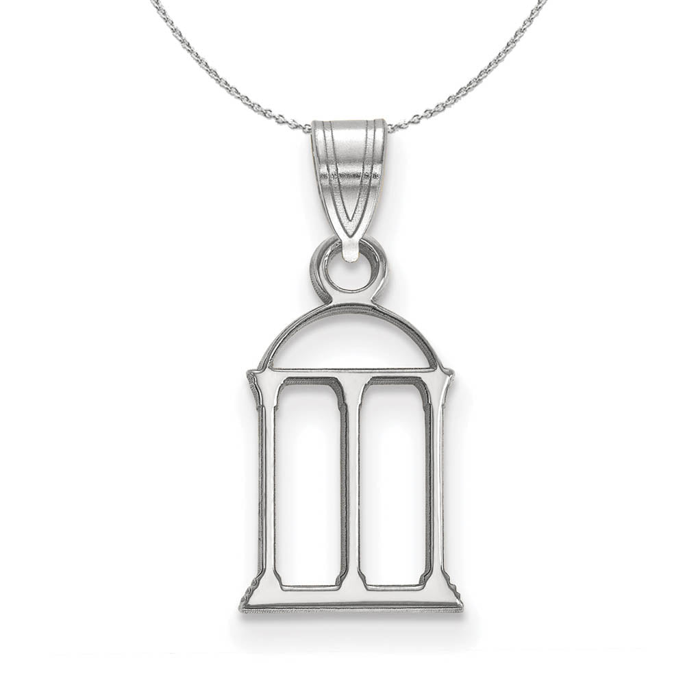Sterling Silver U. of Georgia Small Pendant Necklace, Item N17614 by The Black Bow Jewelry Co.