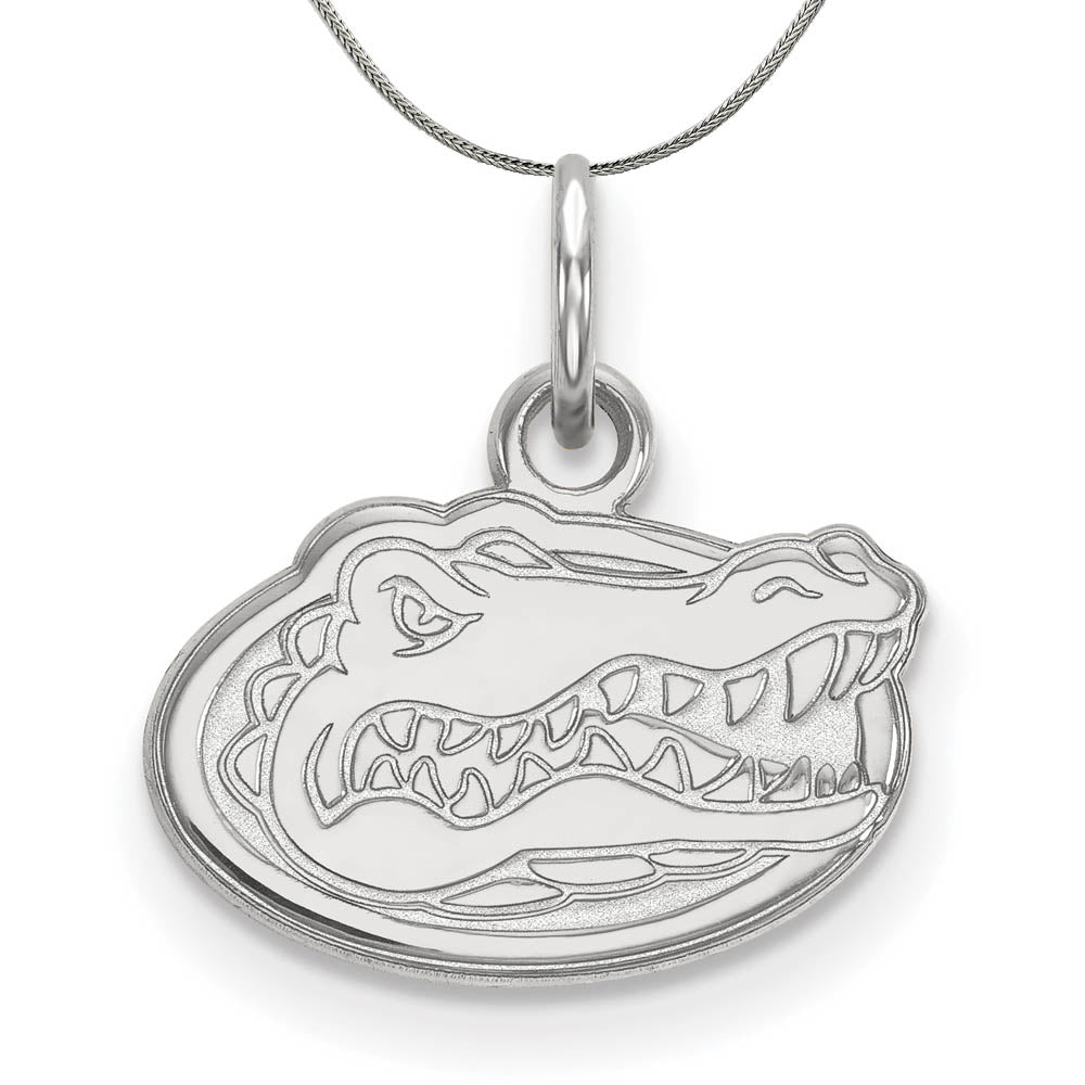 Sterling Silver U of Florida XS (Tiny) Pendant Necklace, Item N17653 by The Black Bow Jewelry Co.