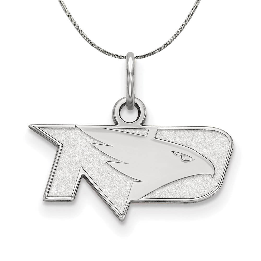 Sterling Silver North Dakota XS (Tiny) Pendant Necklace, Item N17670 by The Black Bow Jewelry Co.