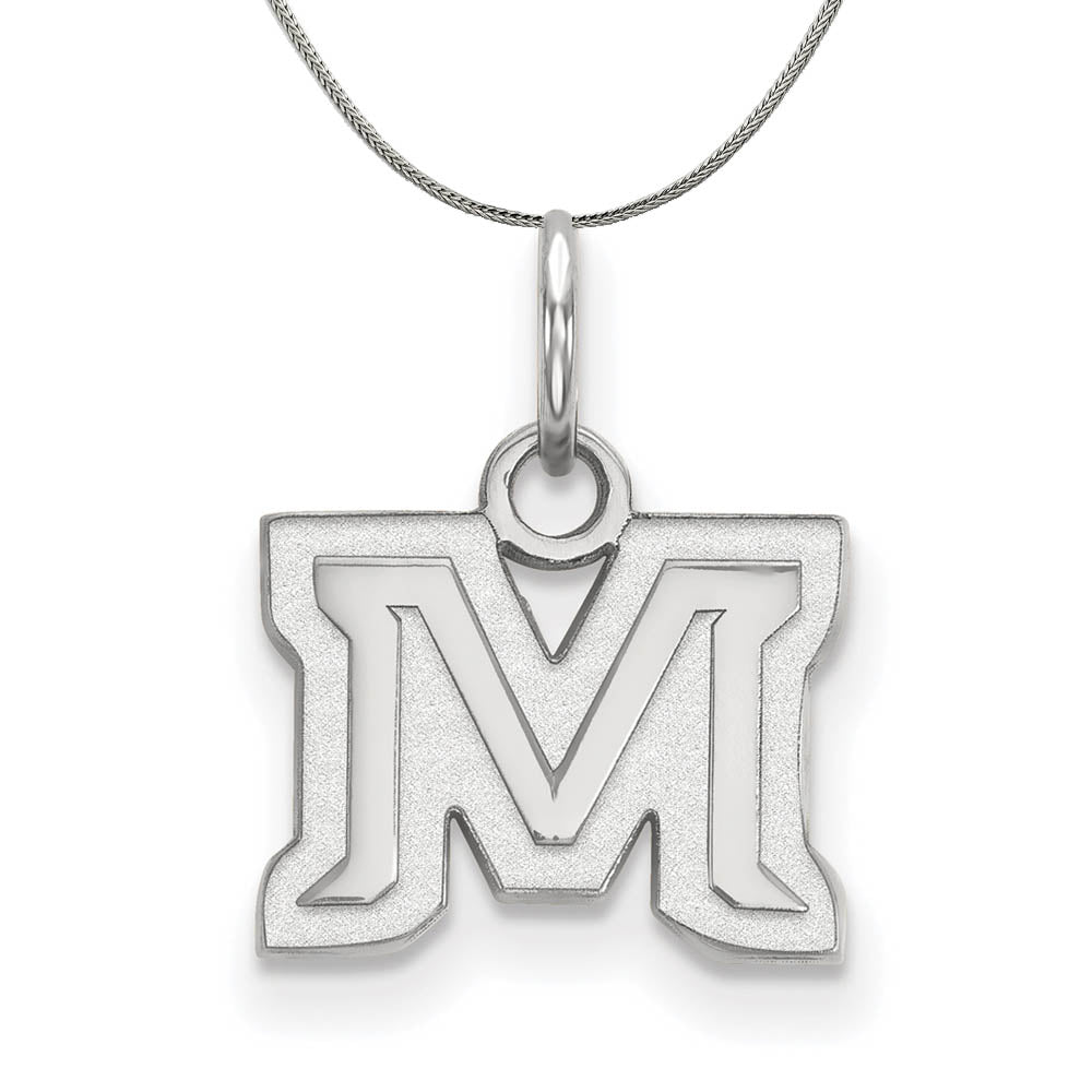 Sterling Silver Montana State XS (Tiny) Pendant Necklace, Item N17683 by The Black Bow Jewelry Co.