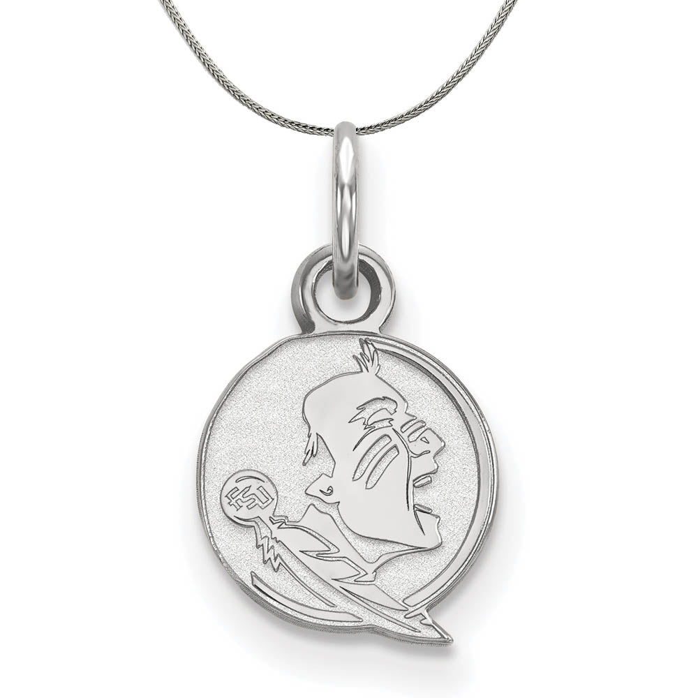 Sterling Silver Florida State XS (Tiny) Necklace, Item N17698 by The Black Bow Jewelry Co.