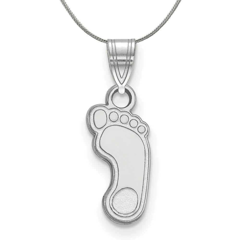 Sterling Silver North Carolina Tarheels Small Necklace, Item N17742 by The Black Bow Jewelry Co.
