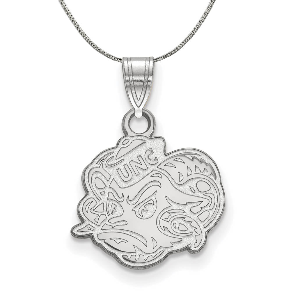 Sterling Silver North Carolina Sm Pendant Necklace, Item N17744 by The Black Bow Jewelry Co.