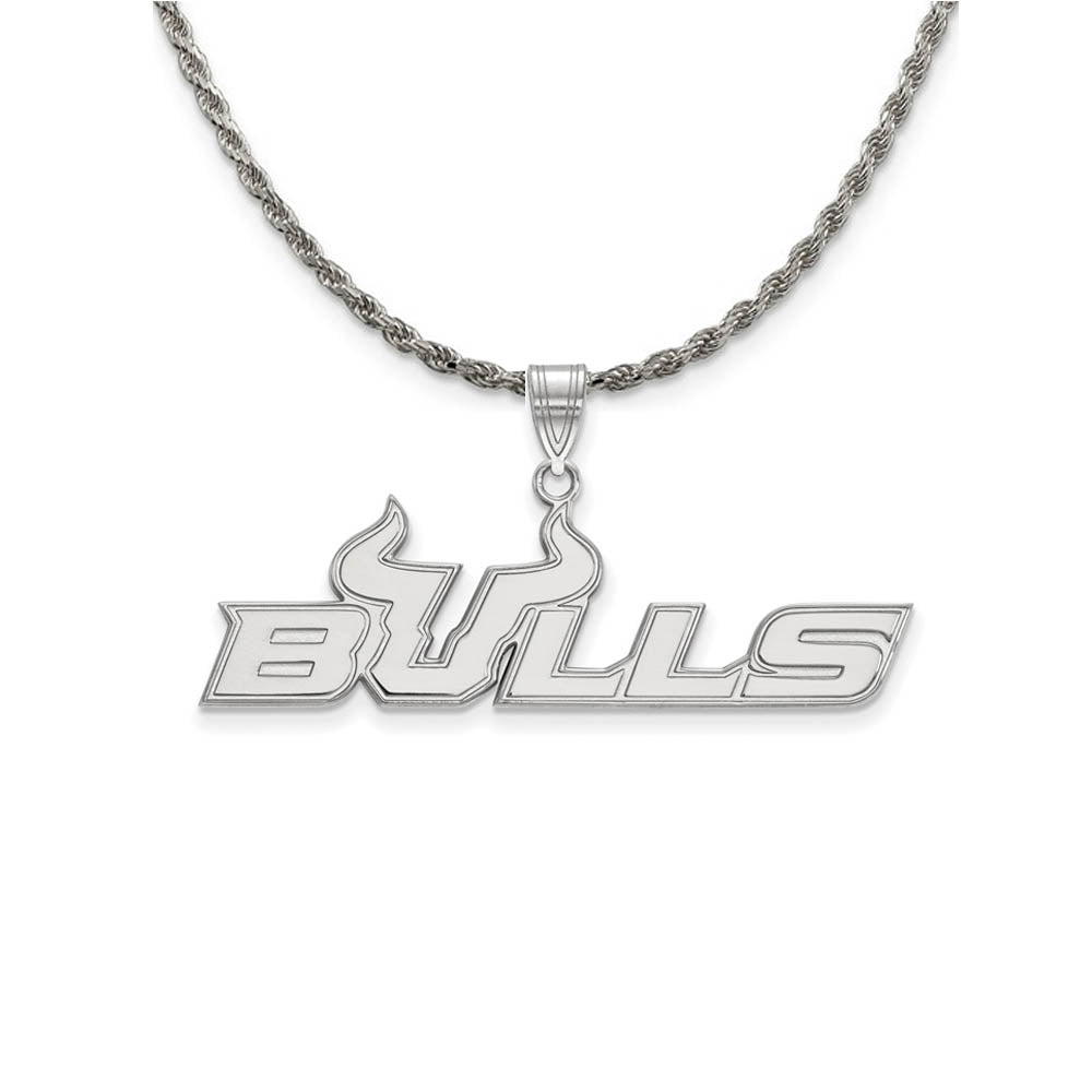 Sterling Silver South Florida Large Pendant Necklace, Item N18689 by The Black Bow Jewelry Co.