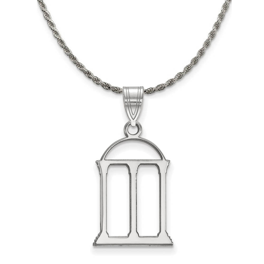 Sterling Silver U. of Georgia Large Pendant Necklace, Item N19021 by The Black Bow Jewelry Co.