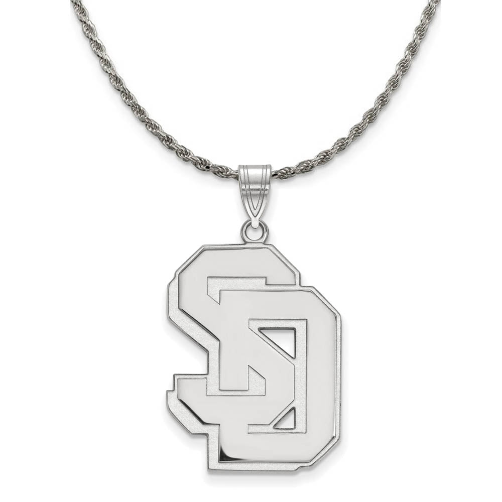 Sterling Silver South Dakota XL Pendant Necklace, Item N19288 by The Black Bow Jewelry Co.
